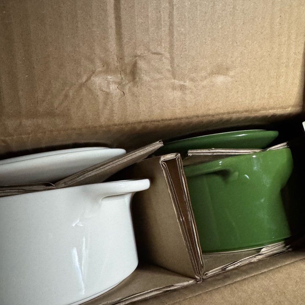 Mini Round Ceramic Cocotte Set - Picture 3 of 5